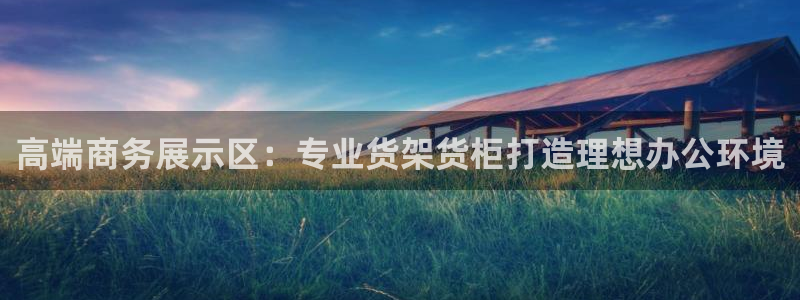 杏运平台招商：高端商务展示区：专业货架货